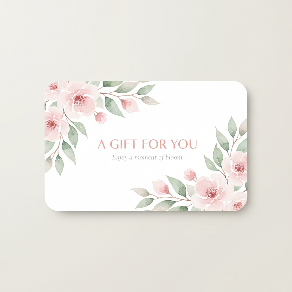 Watercolor Floral Gift Card