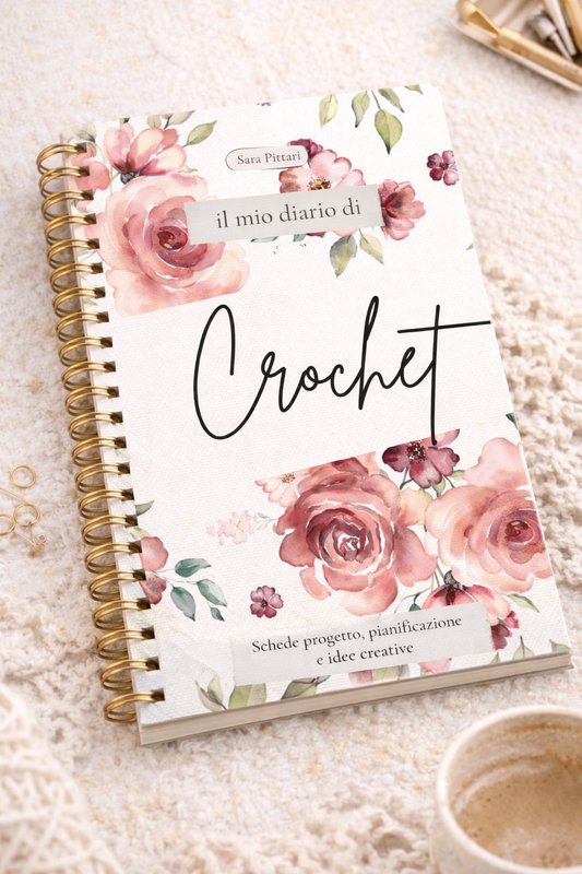 Crochet Planner – Diario creativo per progetti all’uncinetto (PDF) rose